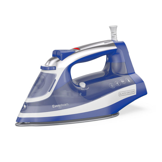 BLACK+DECKER - Plancha de vapor de un paso, suela EvenSteam y control de vapor inteligente con depósito de agua de fácil llenado y apagado automático de 3 vías