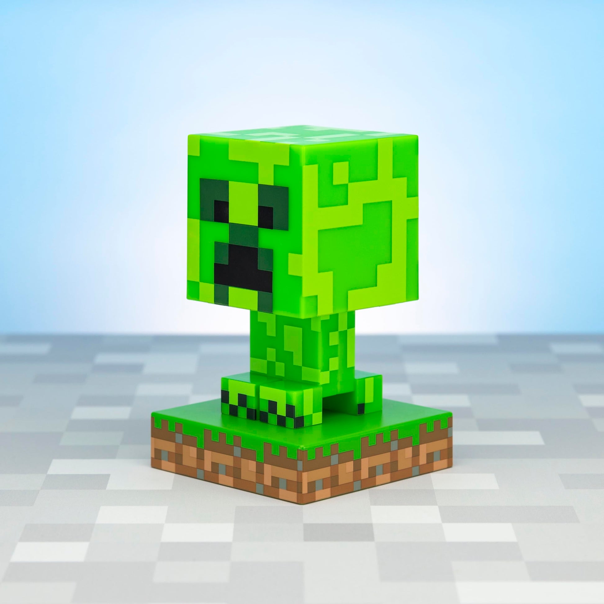 Lámpara 3D Paladone Minecraft Creeper Verde Luz Nocturna para Jugadores