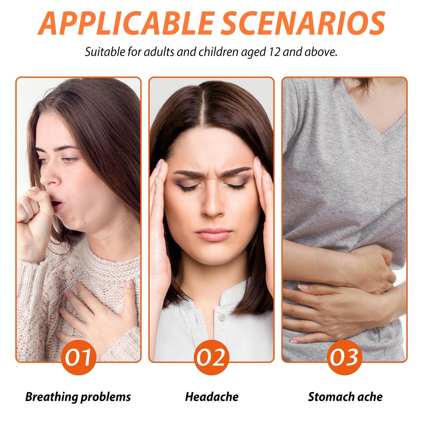 Inhalador Nasal,Inhalador Nasal Portátil,Descongestionante Natural para Sinusitis y Congestión,Palillo Nasal con Aceites sin no medicamentos para Aromaterapia y Alivio del Estrés No Medicado(8pcs)
