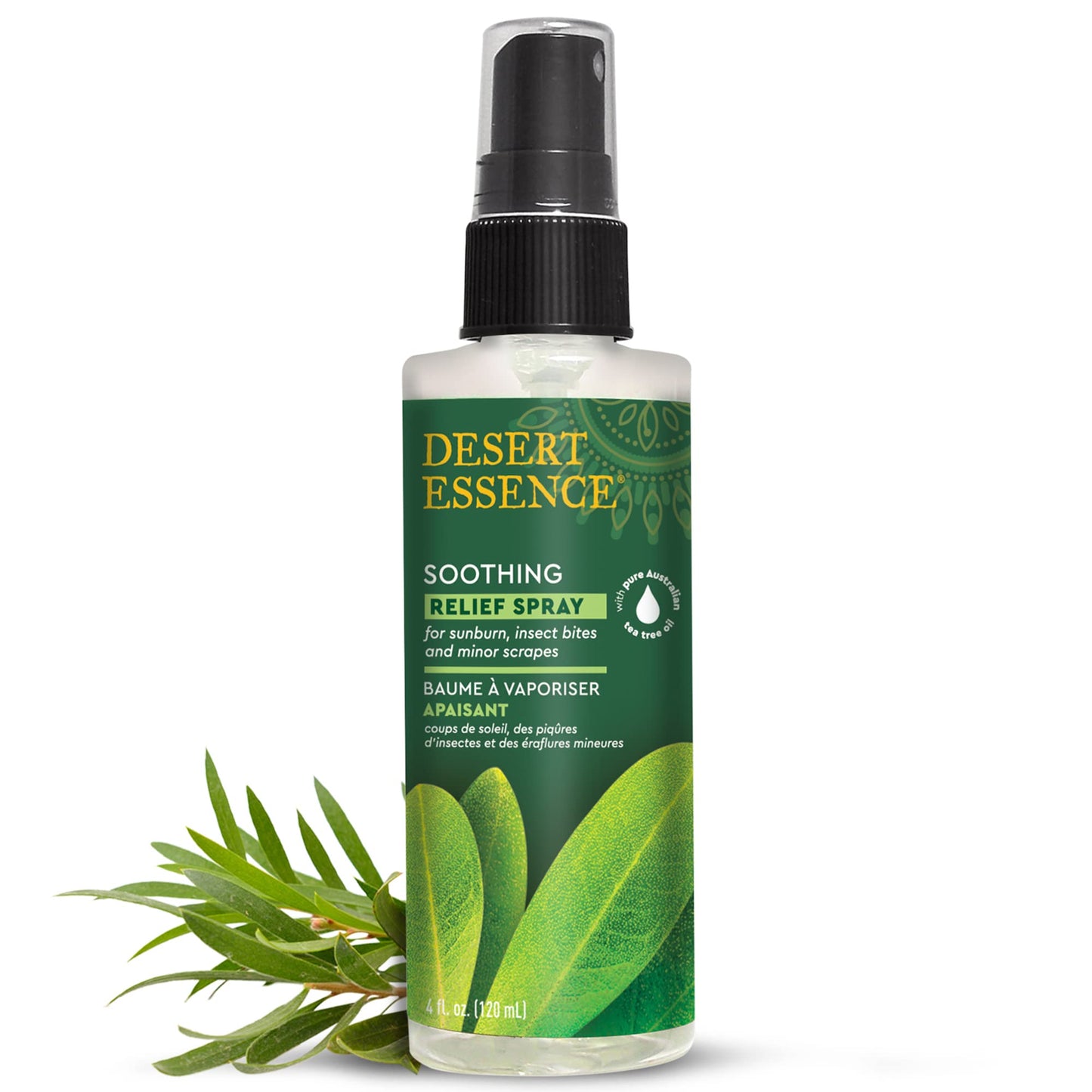 Pack of 6 x Desert Essence Relief Spray - 4 fl oz