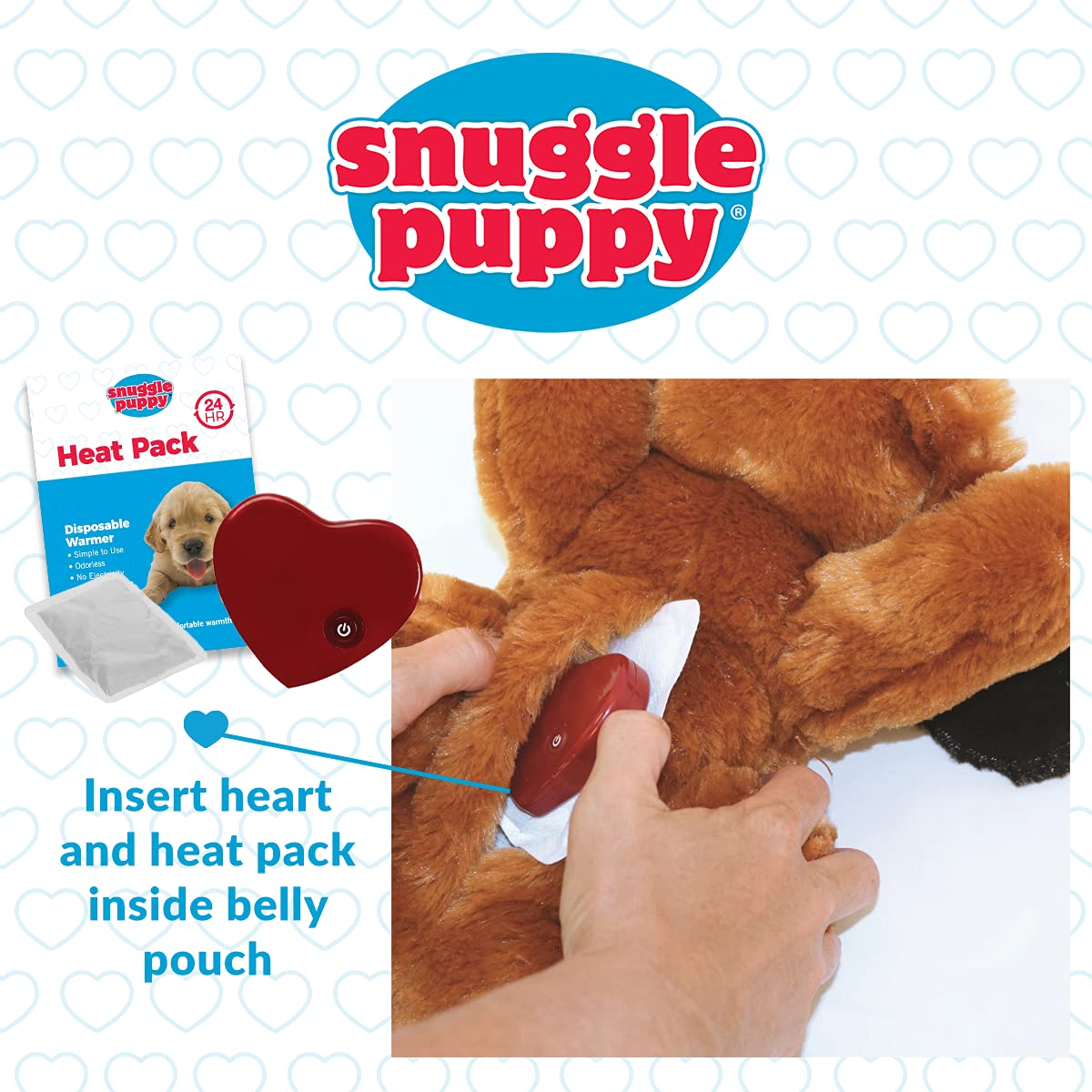 Juguete Conductual Snuggle Puppy Smart Pet Love Beige