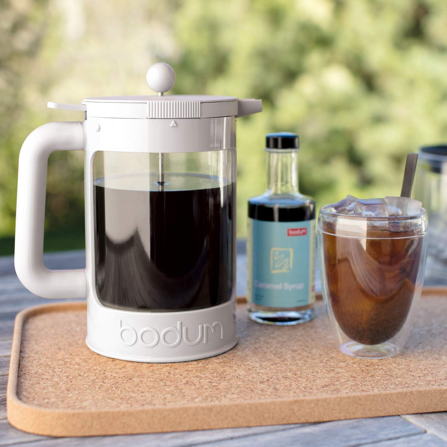 Bodum Bean Set Cafetera de café helado, Blanca, 12 Tazas/ 1.5 litros