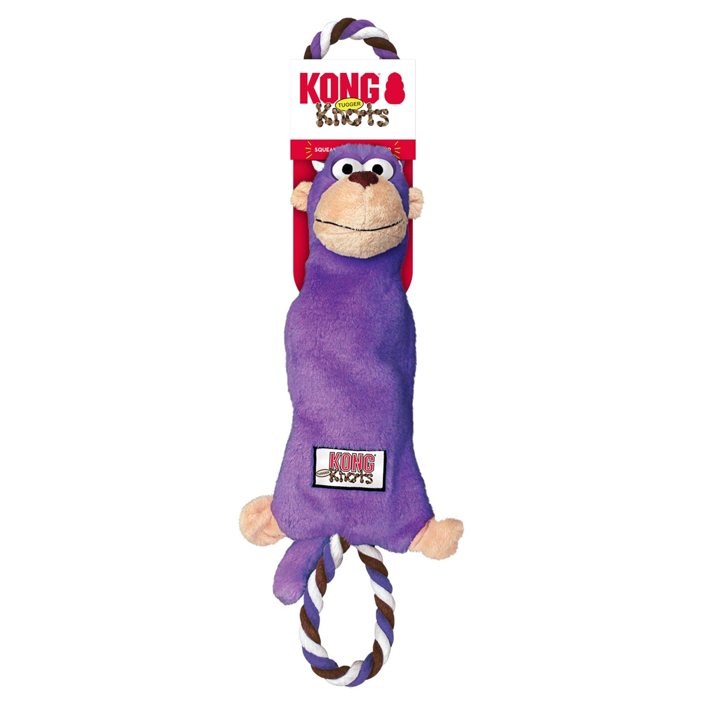KONG Tugger Knots Monkey Dog Toy, Medium/Large