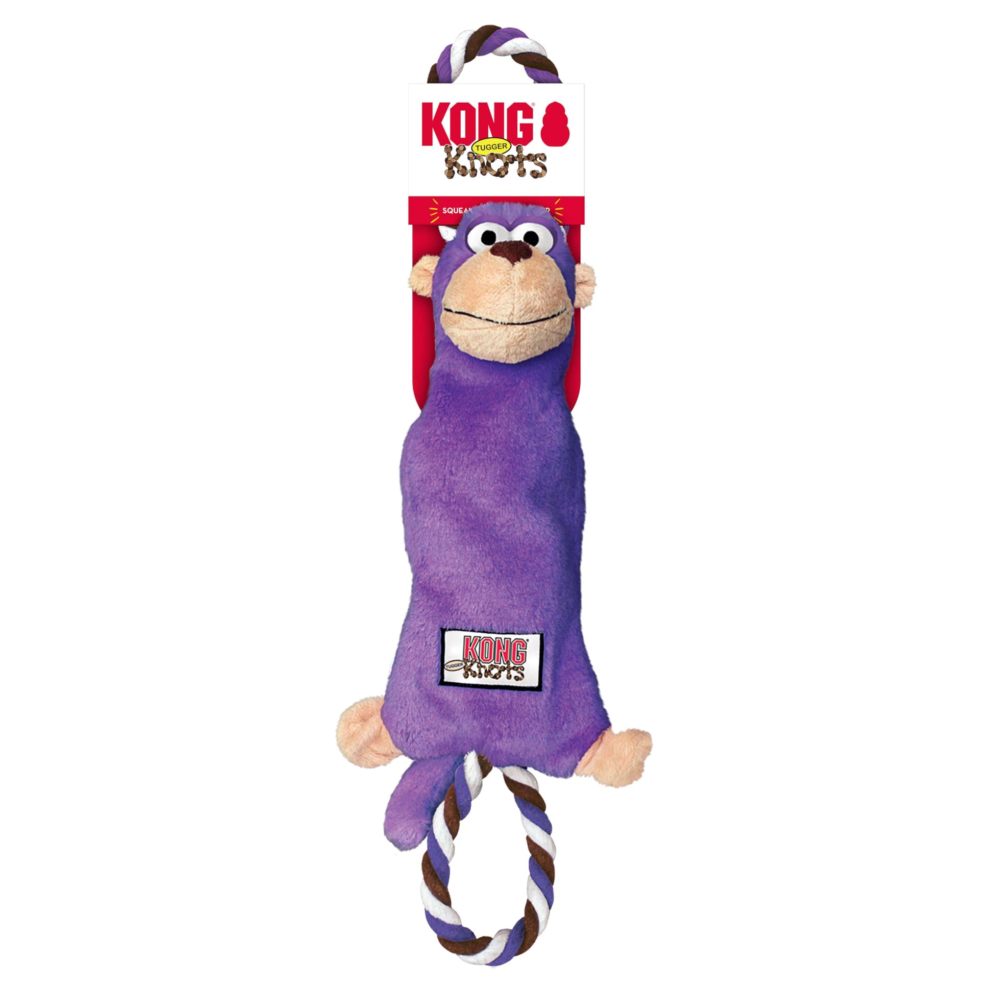KONG Tugger Knots Monkey Dog Toy, Medium/Large