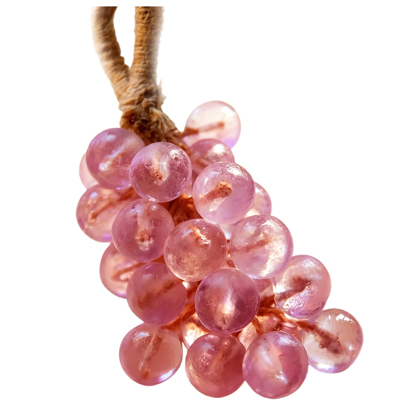 QZAVIRE Jabón de uva en cuerda: Jabón decorativo con forma de racimo de uvas en una hermosa caja de regalo, cuerda colgante para jabón de manos para lavarse y ducharse, perfecto como regalo de boda o