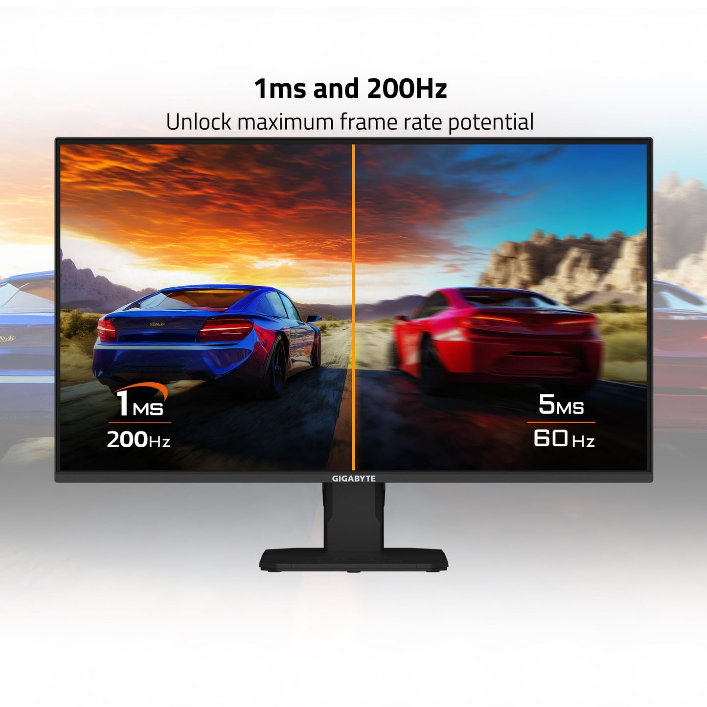 GIGABYTE Monitor Gamer GS25F2 LED 24.5", 1920x1080 Full HD, 200Hz, HDMI/DisplayPort, Bocinas Integradas, Negro