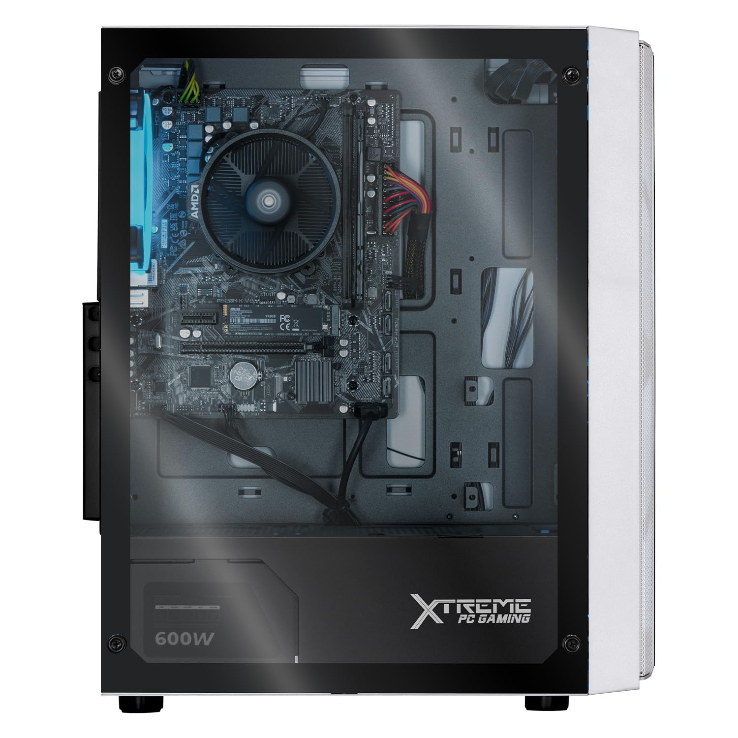 PC Gaming XTREME AMD Radeon Vega Ryzen 7 5700G Blanco Monitor Curvo 23.8 Pulgadas