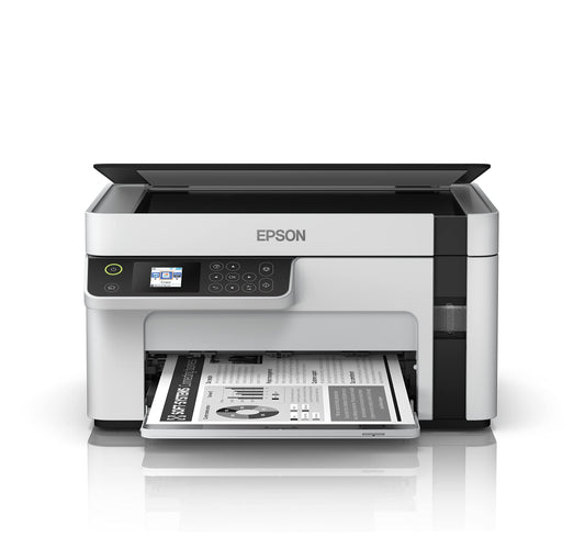 Impresora Epson Ecotank Blanco y Negro M2120