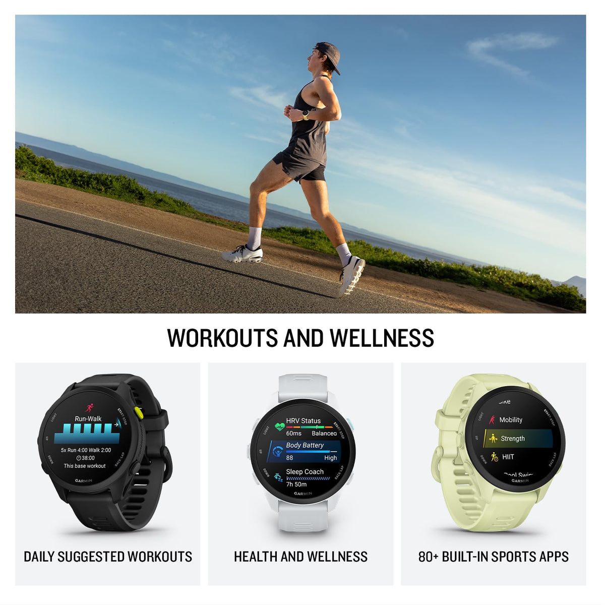 Reloj Garmin Forerunner 70 Negro