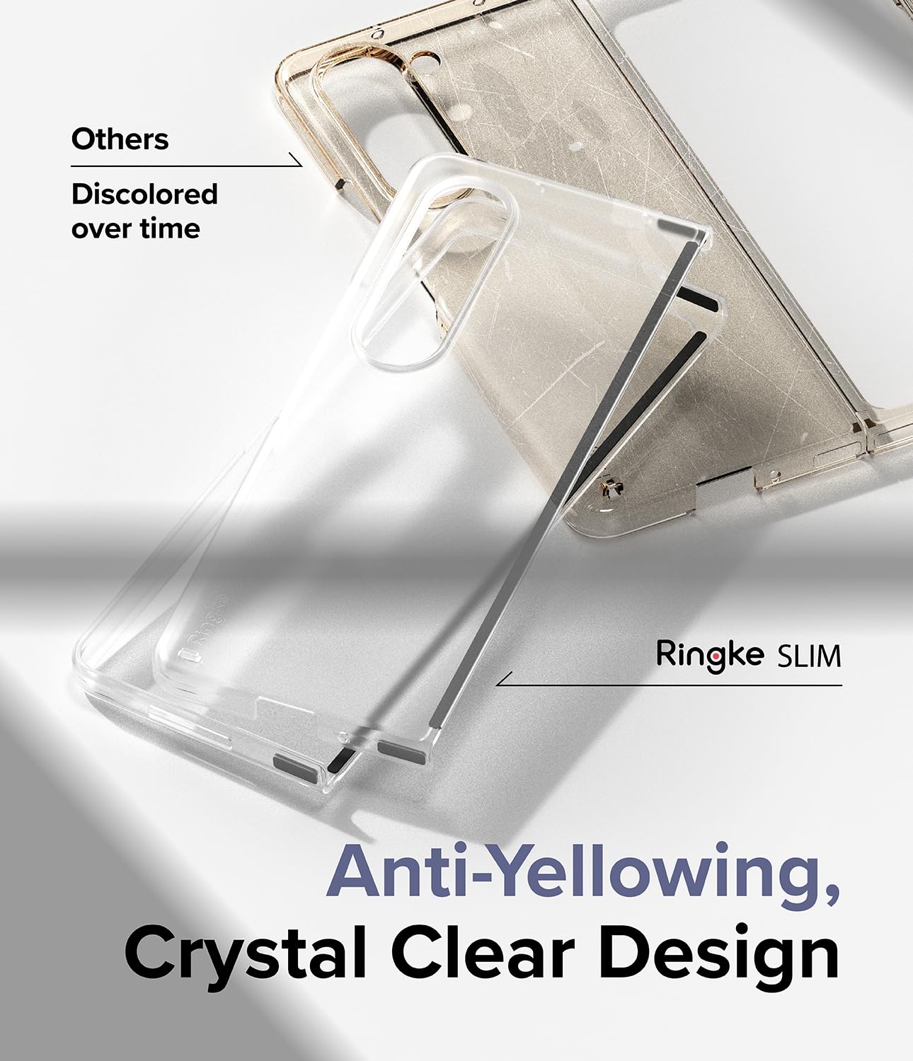 Funda Slim Ringke Mate Transparente Anti Huella para Samsung Galaxy Z Fold 5 5G