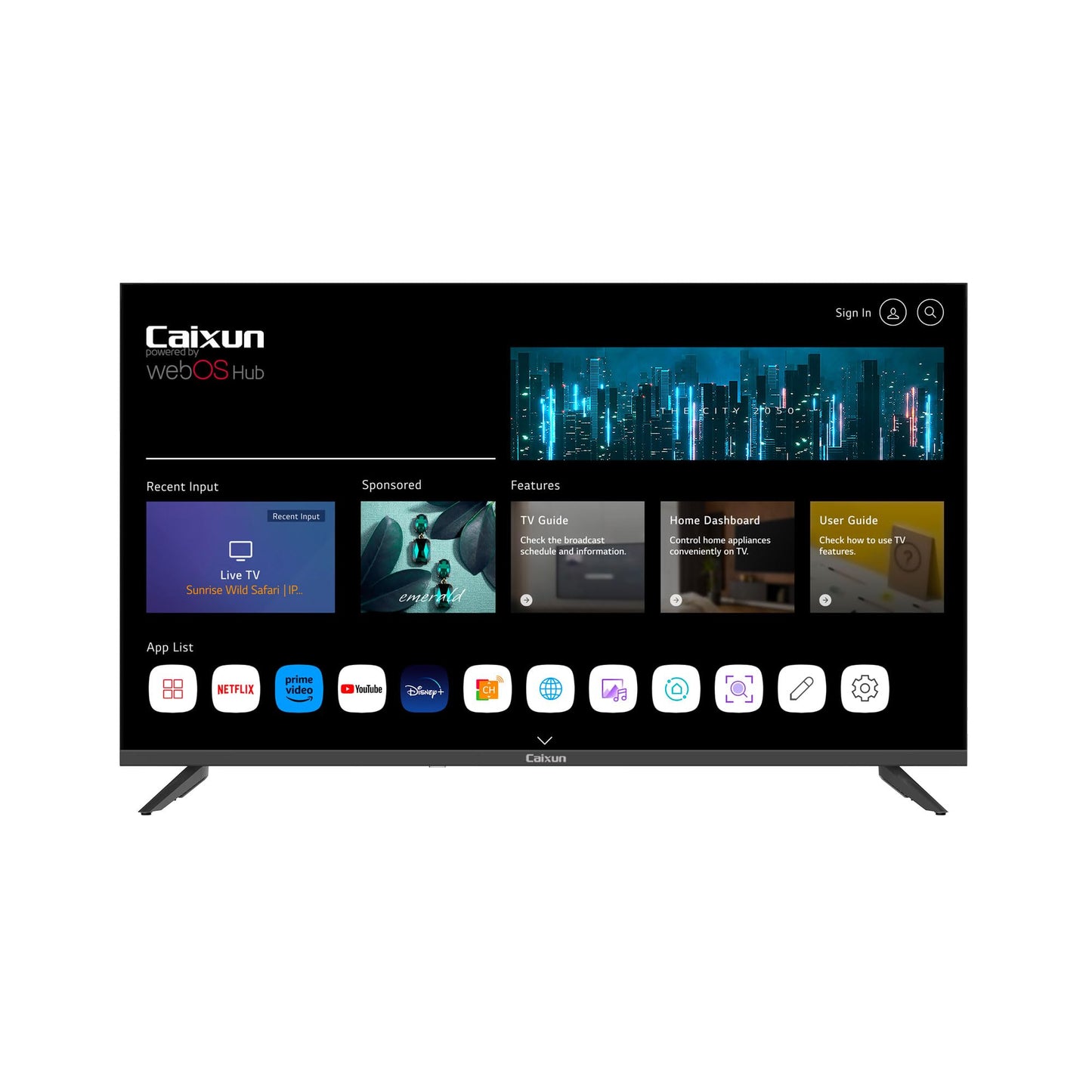 Caixun Pantalla FHD LED con Sistema operativo Web OS (40, Pulgadas)