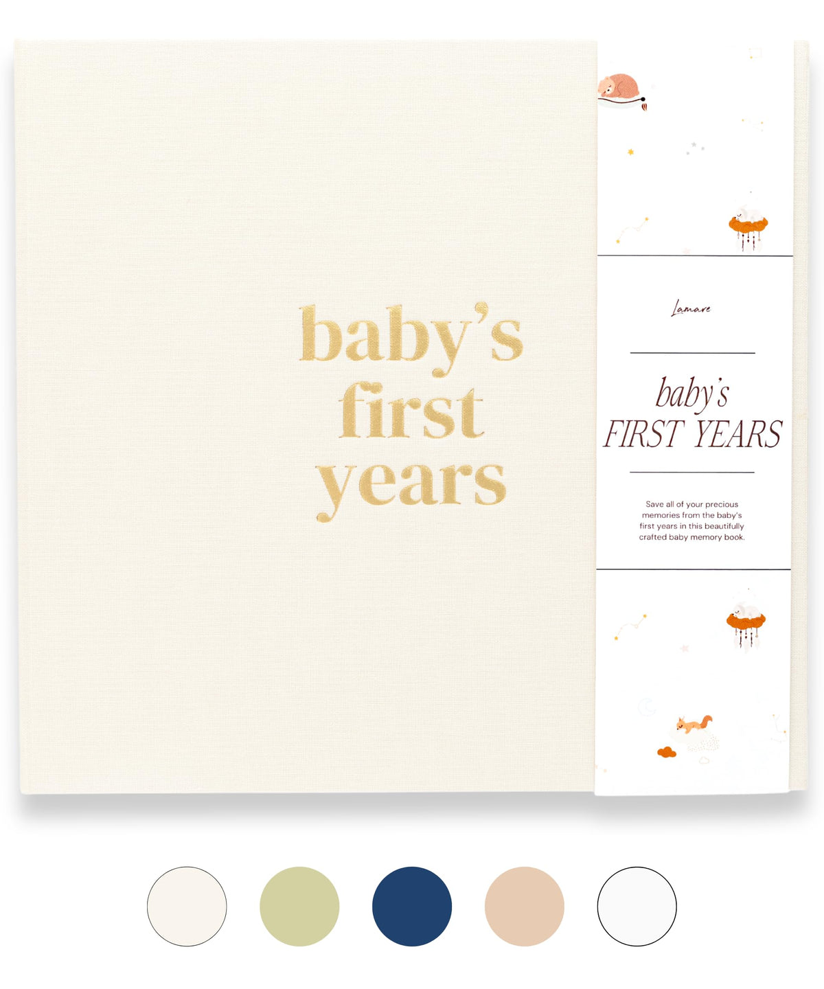 Libro de Recuerdos Lamare Baby Rosa y Azul para Niñas y Niños desde el Embarazo hasta la Infancia