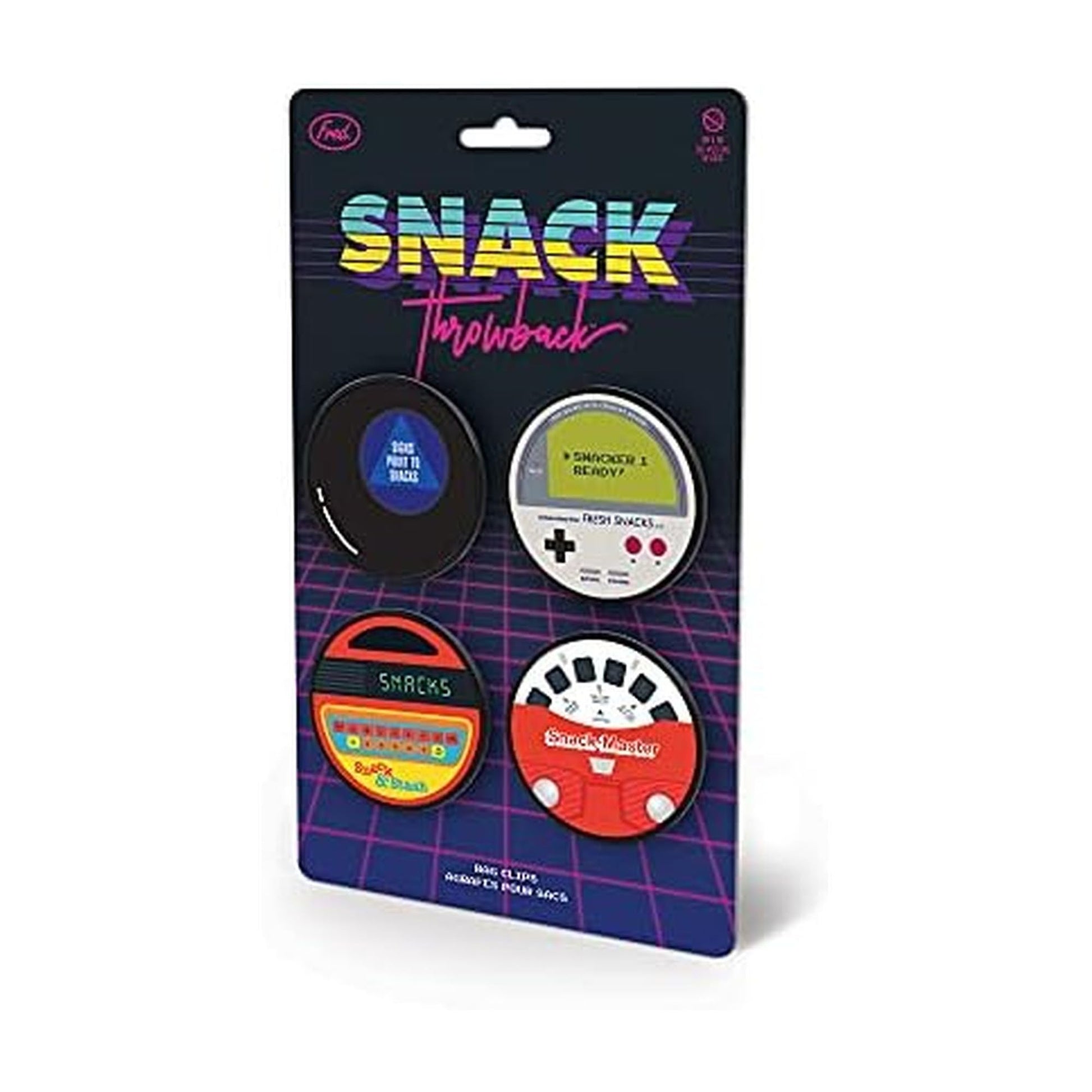 Fred - Clips para bolsa de aperitivos, surtidos, juego de 4