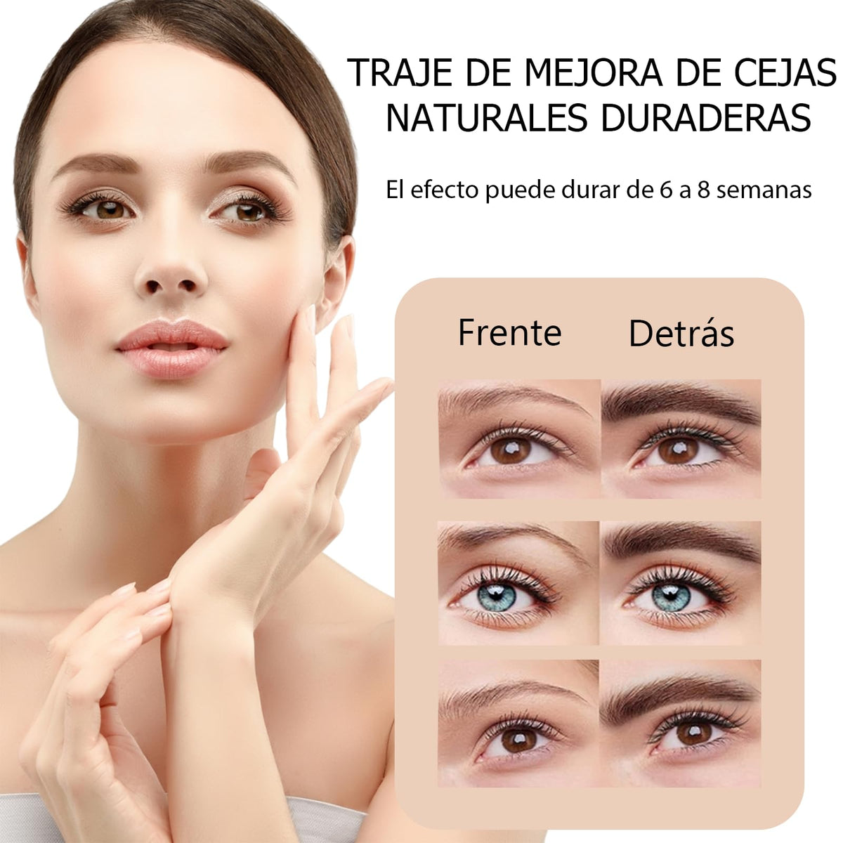 10 Piezas Lifting de Pestañas Kit, Kit de Laminado de Cejas, 2 En 1 Lash Lifting de Pestañas, Crea Cejas Más Gruesas y Duraderas, Rizador de Pestañas Permanente para uso en Salón de Belleza. (Negro)