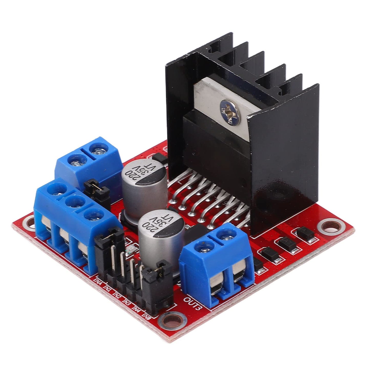 FRZY Placa de accionamiento de Motores, Puente H Dual 5 uds módulo de Controlador de Motor de Gran Capacidad de conducción protección de Corriente Continua para reemplazo