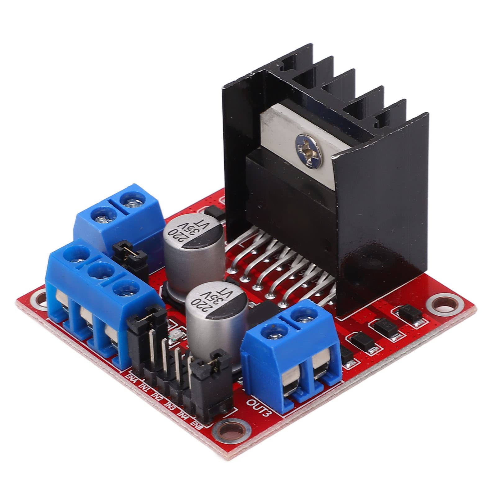 FRZY Placa de accionamiento de Motores, Puente H Dual 5 uds módulo de Controlador de Motor de Gran Capacidad de conducción protección de Corriente Continua para reemplazo