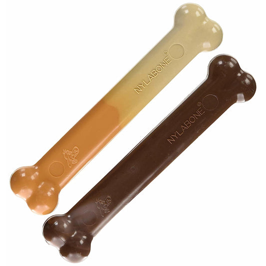 Juguete Masticable Nylabone Sabor Frenzy Grande Gigante para Perros, Paquete Doble