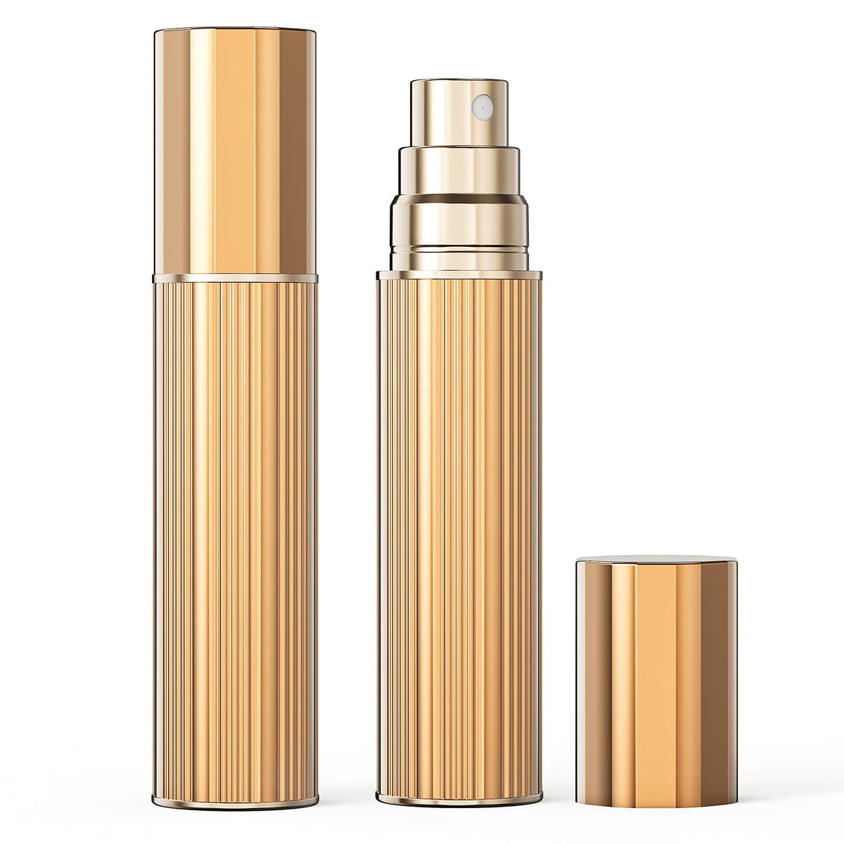 kuangre - atomizador de perfume de 10 ml, rellenable con forro de vidrio, mini dispensador de colonia, pulverizador portátil, tamaño de bolsillo para mujeres, hombres, cruceros, coche, viaje, regalo