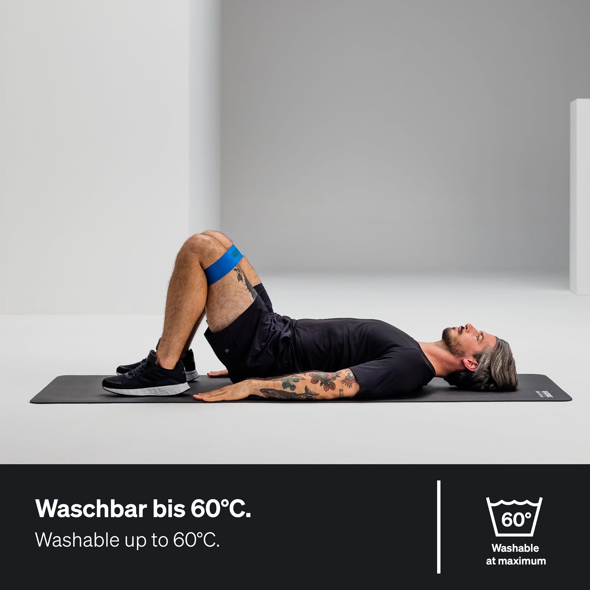 BLACKROLL Bandas de Resistencia para Acondicionamiento Físico - Ligas de Resistencia para Entrenamiento Rehabilitación Deportes y Ejercicios (Azul)