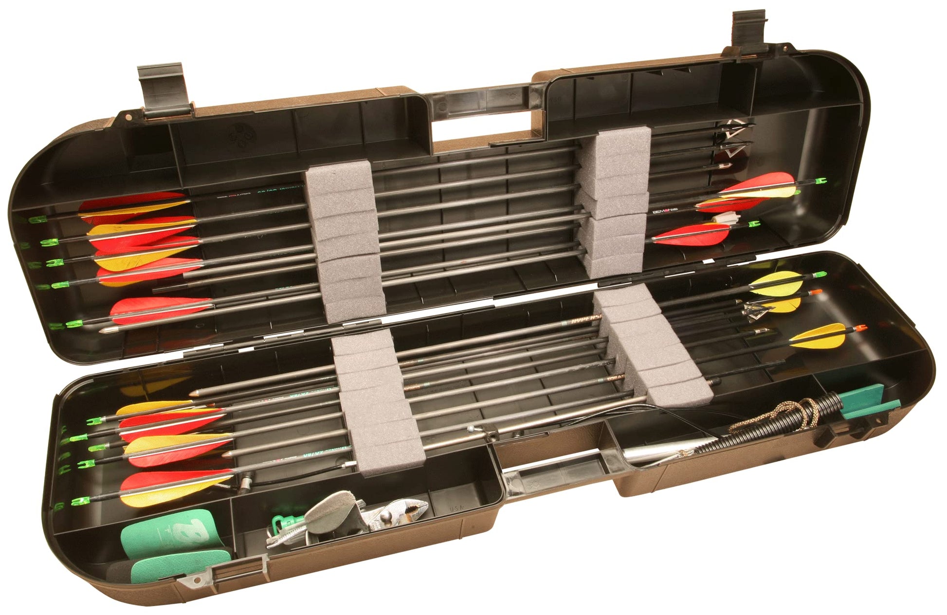 MTM BH 35-40 Arrow Plus, Cierre a presión, pestañas con Doble candado para Seguridad, Hecho en Estados Unidos, Color Negro