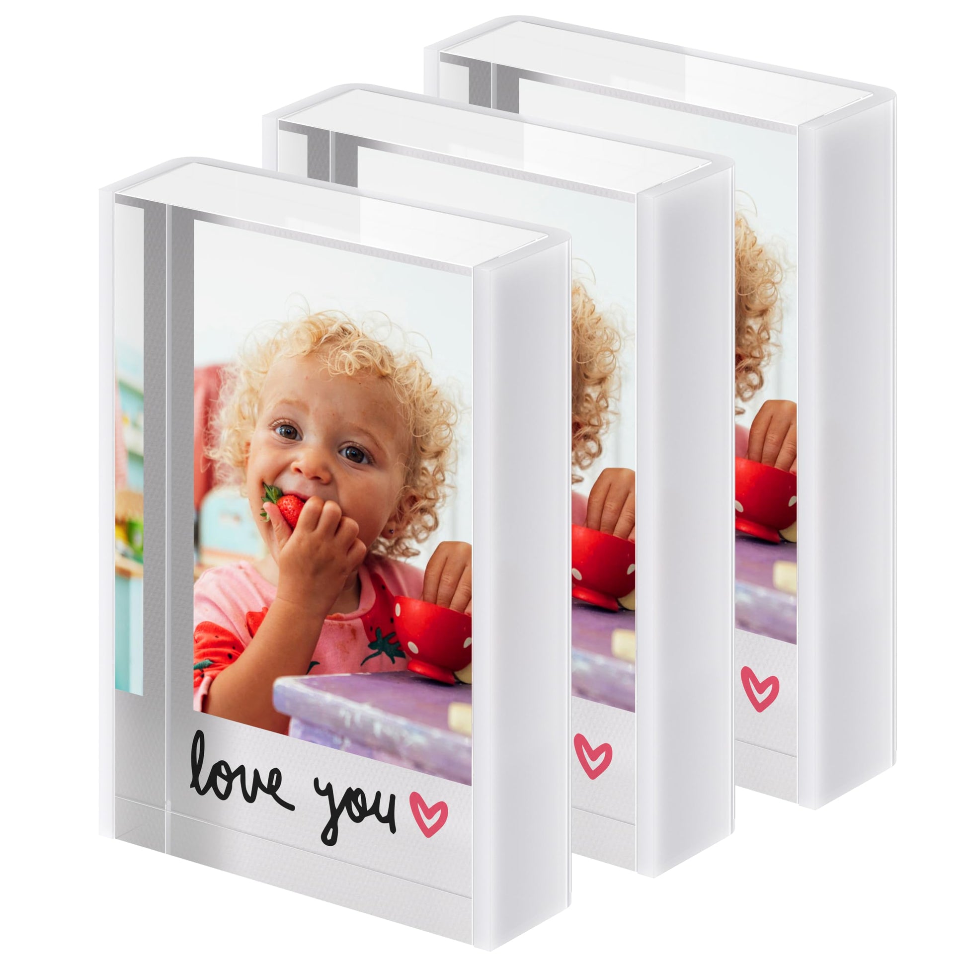 WINKINE - Marco Polaroid, marco de fotos de 2 x 3 pulgadas para Fujifilm Instax Mini Film Accessories, marco Instax Mini para fotos, marco de fotos Polaroid de tamaño de pared, soporte pequeño para