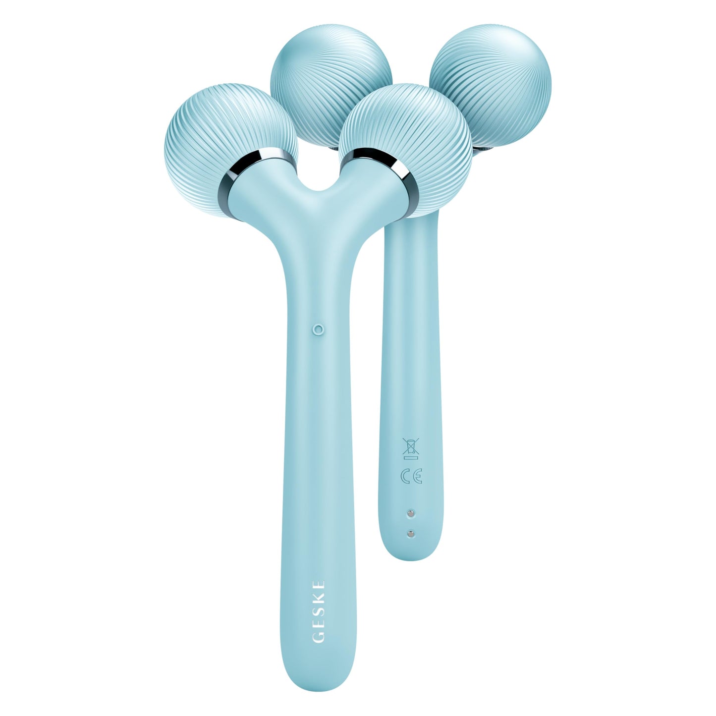 GESKE | Rodillo facial y corporal sónico SmartAppGuided™ | 4 en 1 | rodillo derma | Dispositivo para rostro y cuerpo | rodillo derma | Rodillo facial profesional | Reafirma y define cuerpo y rostro