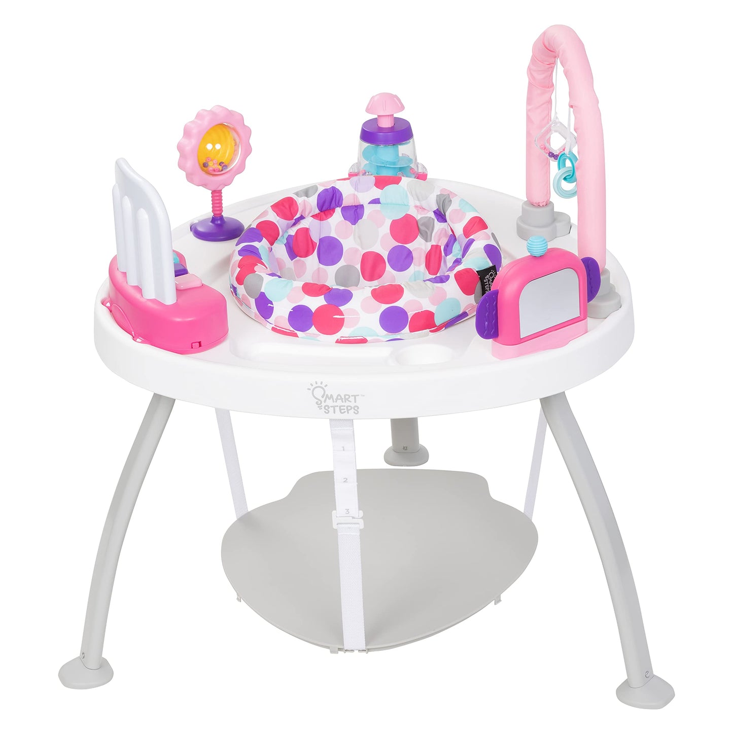 Centro de Actividades 3 en 1 Smart Steps Rosa Princesa con Juguetes de Aprendizaje STEM