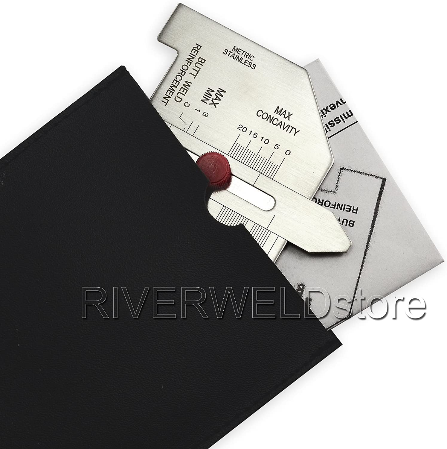Calibrador Automático RIVERWELD Gris Para Soldadura Precisa con Medidas Métricas