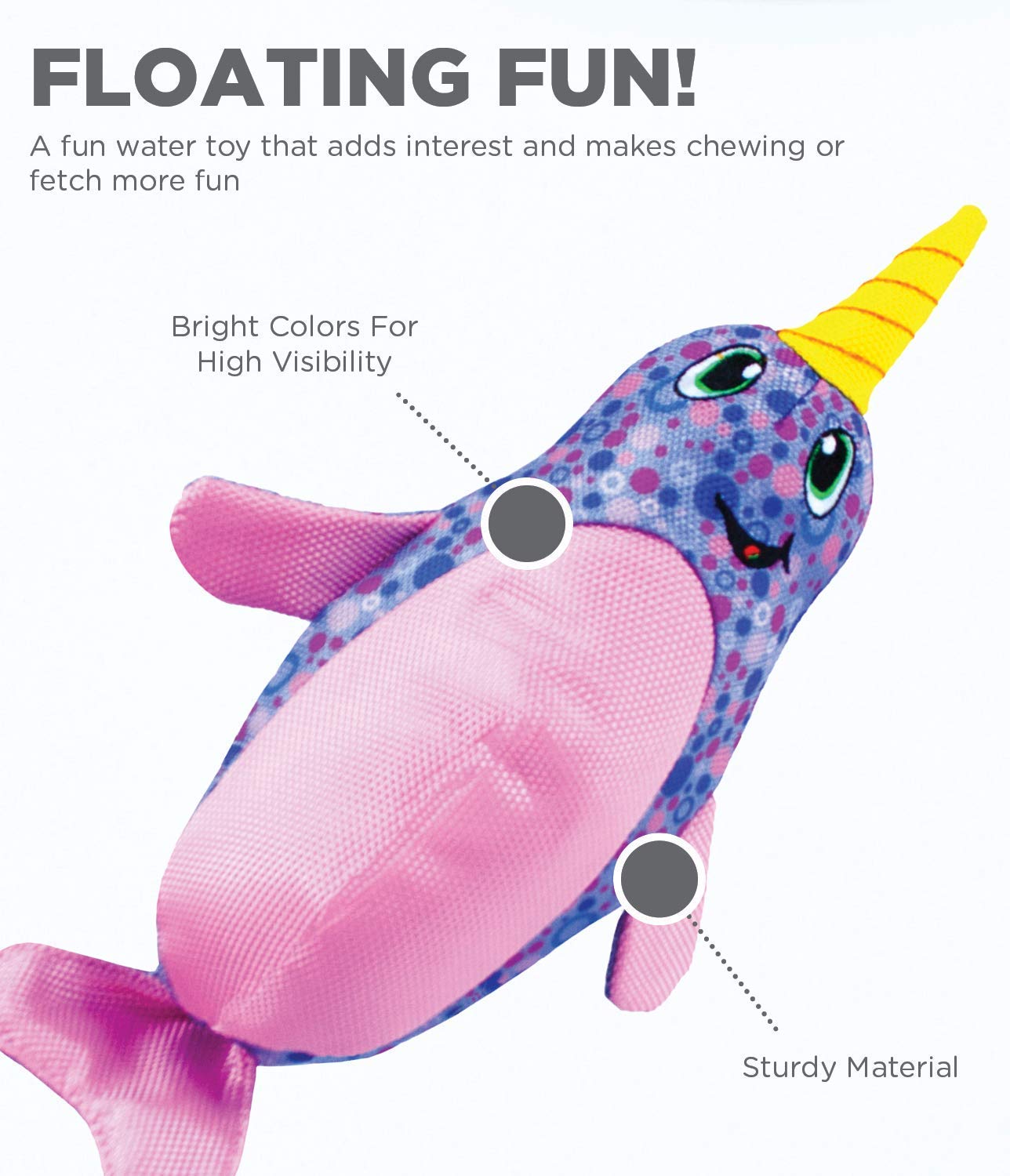 Juguete para Mascotas Outward Hound Narwhal Floatiez 67875