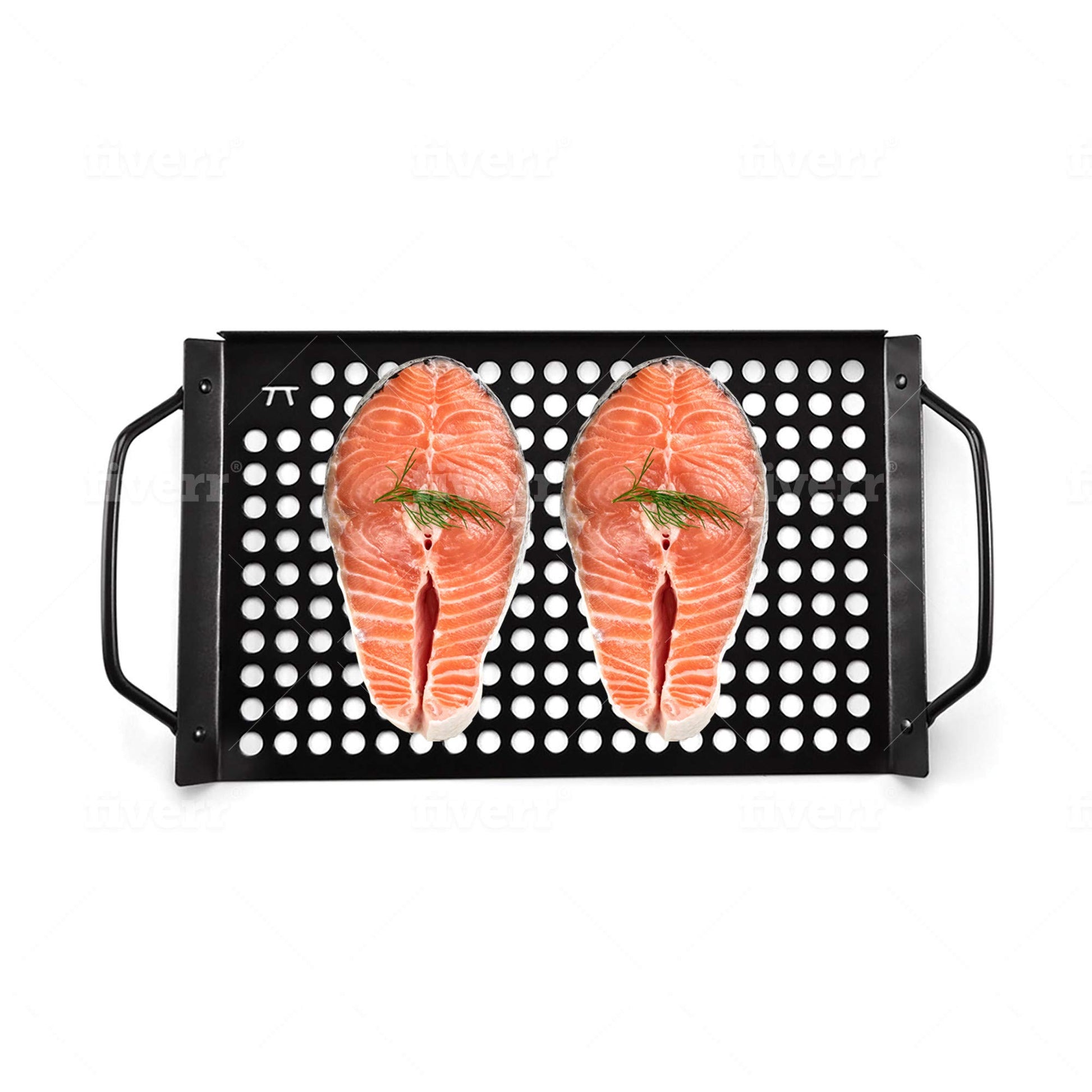 Sartén para Parrilla Outset Negra con Mango Extraíble, Antiadherente, Juego de 2