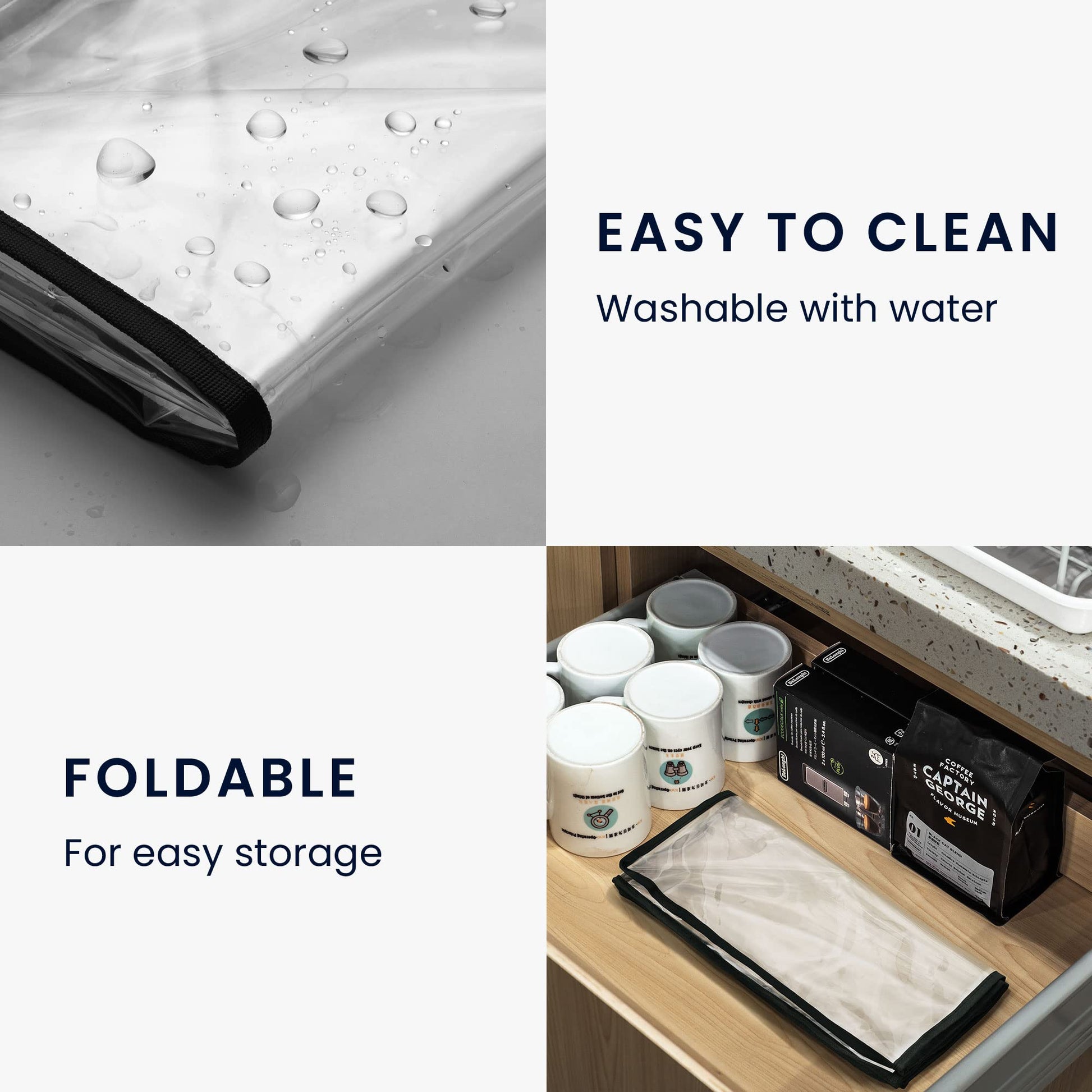 kwmobile Cubierta Compatible con Smeg TSF01CREU Funda - Cubierta Protectora Antipolvo Transparente para tostadora