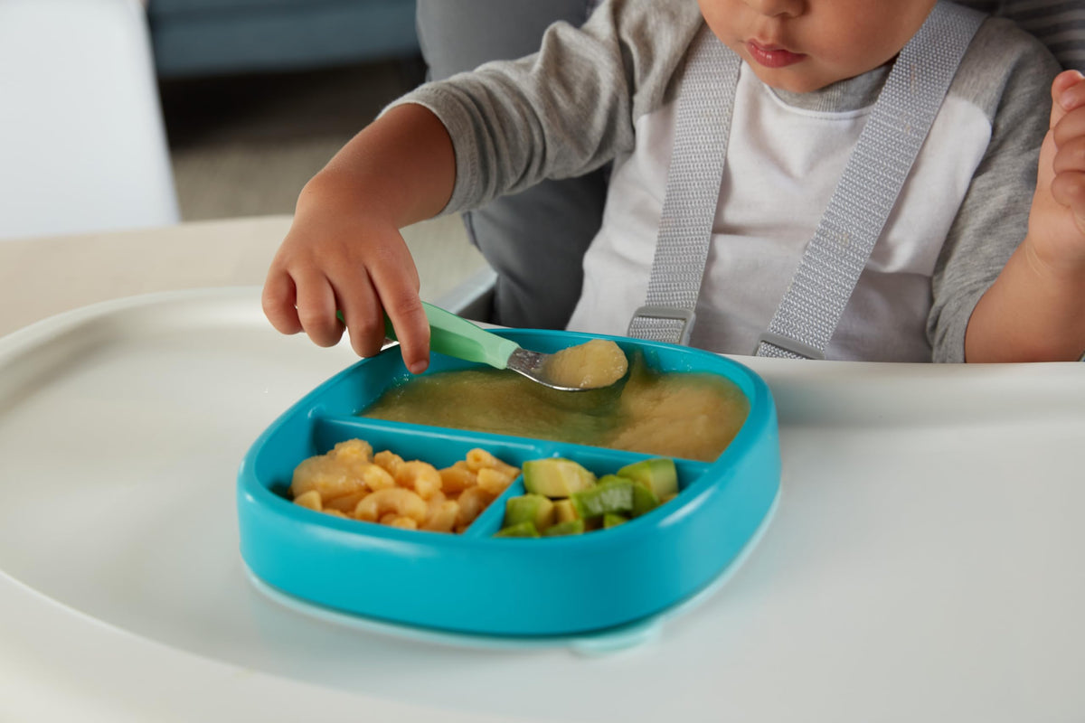 NUK Kiddy Cucharas para cubiertos, acero inoxidable duradero, sin BPA y látex, más de 18 meses, paquete de 3