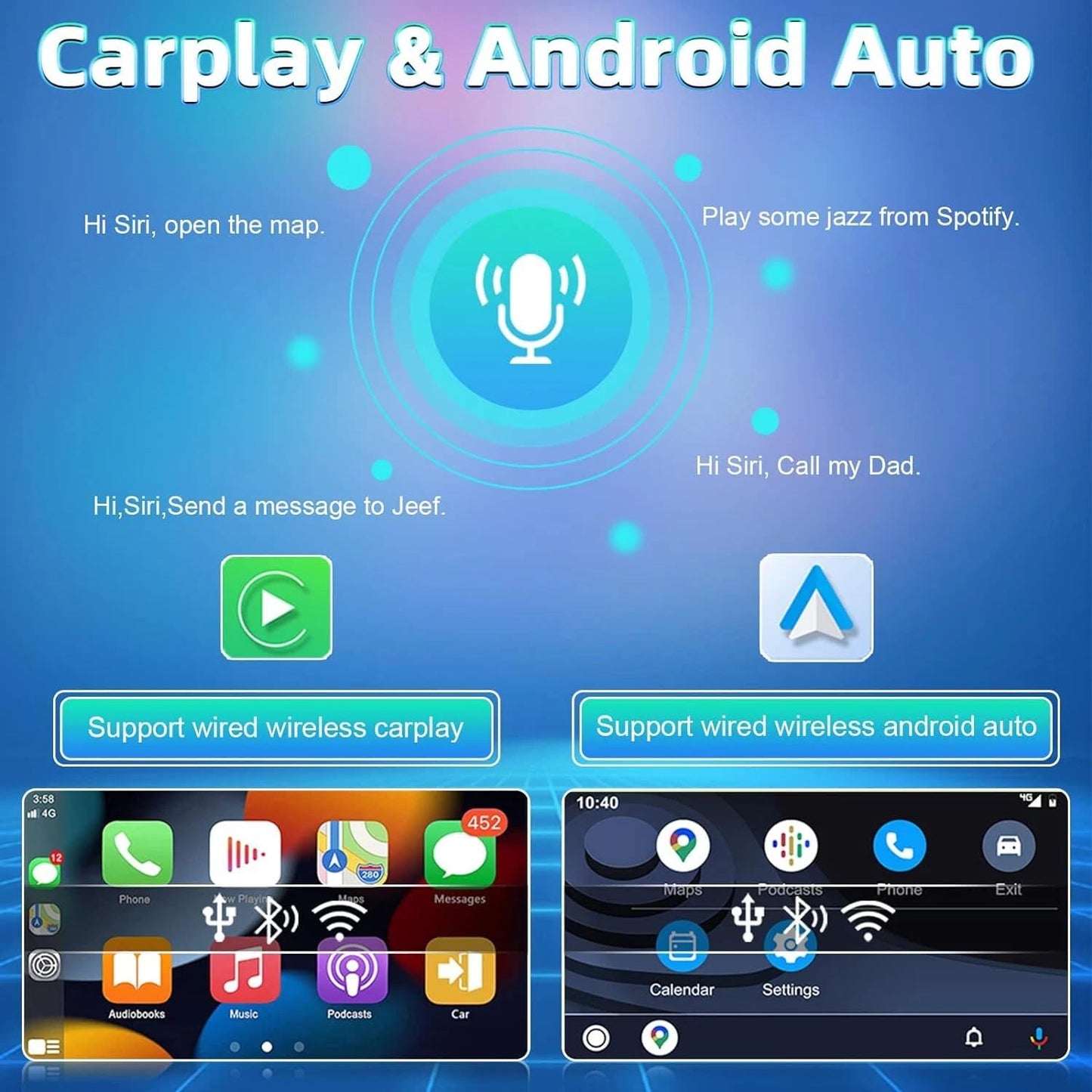 4+64 GB Android 15 8 núcleos para Chevy Express Radio 2003-2006 con visualización táctil inalámbrica Apple Carplay Android Auto 7 pulgadas estéreo de coche con cámara de respaldo gratuita, navegación