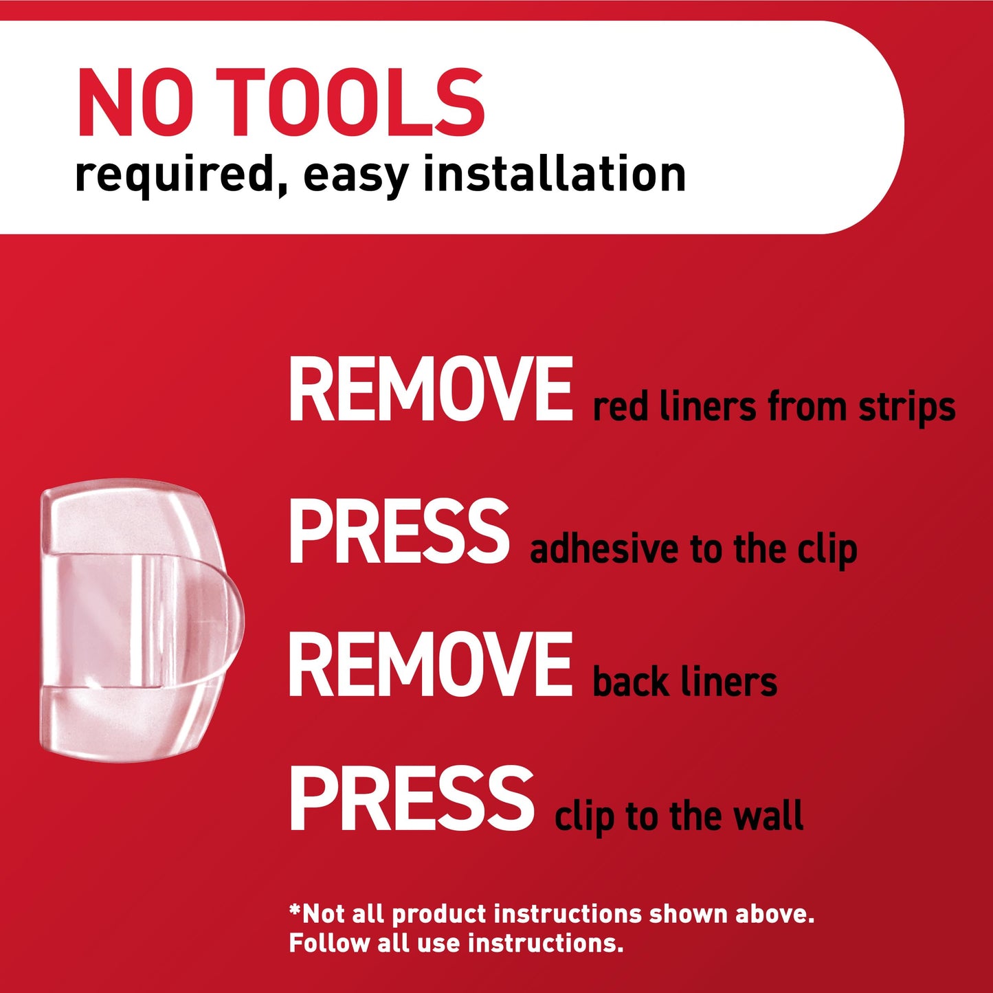 Command Clips de luz para exteriores, clips de luz colgantes sin daños con tiras adhesivas, clips de pared para colgar decoraciones de Navidad al aire última intervensión, luces y cables, 20 clips transparentes y 24 tiras de comando