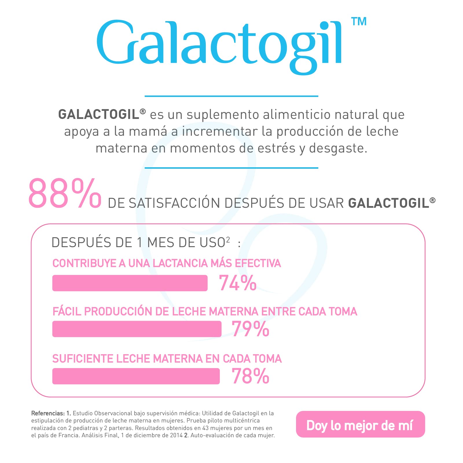 Galactogil Suplemento alimenticio a base de hierbas y minerales con 24 sobres