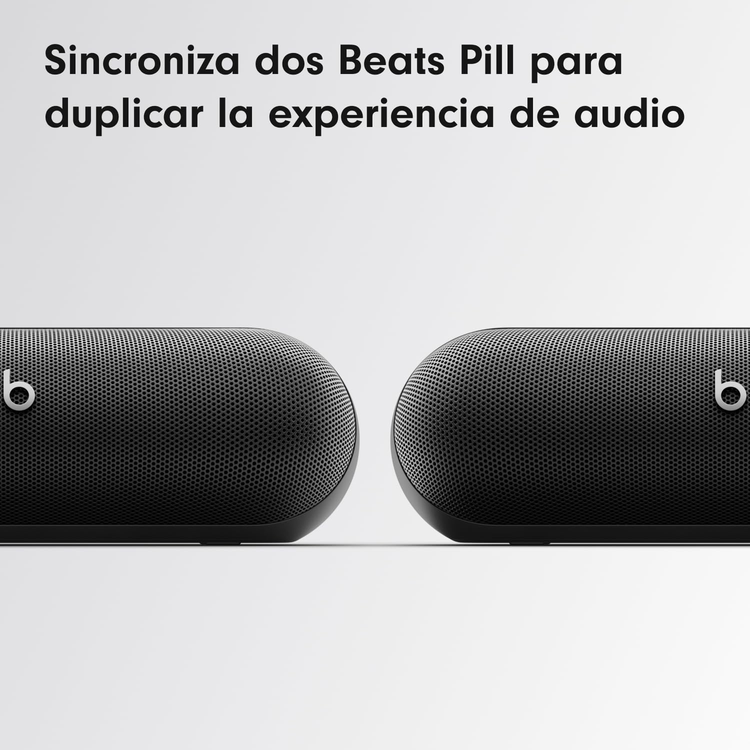 Beats Pill (Última versión)– Altavoz Bluetooth portátil, hasta 24 Horas de batería, Resistente al Agua, Compatible con Apple y Android, Sonido Potente para el hogar, Exteriores y Viajes– Negro Mate