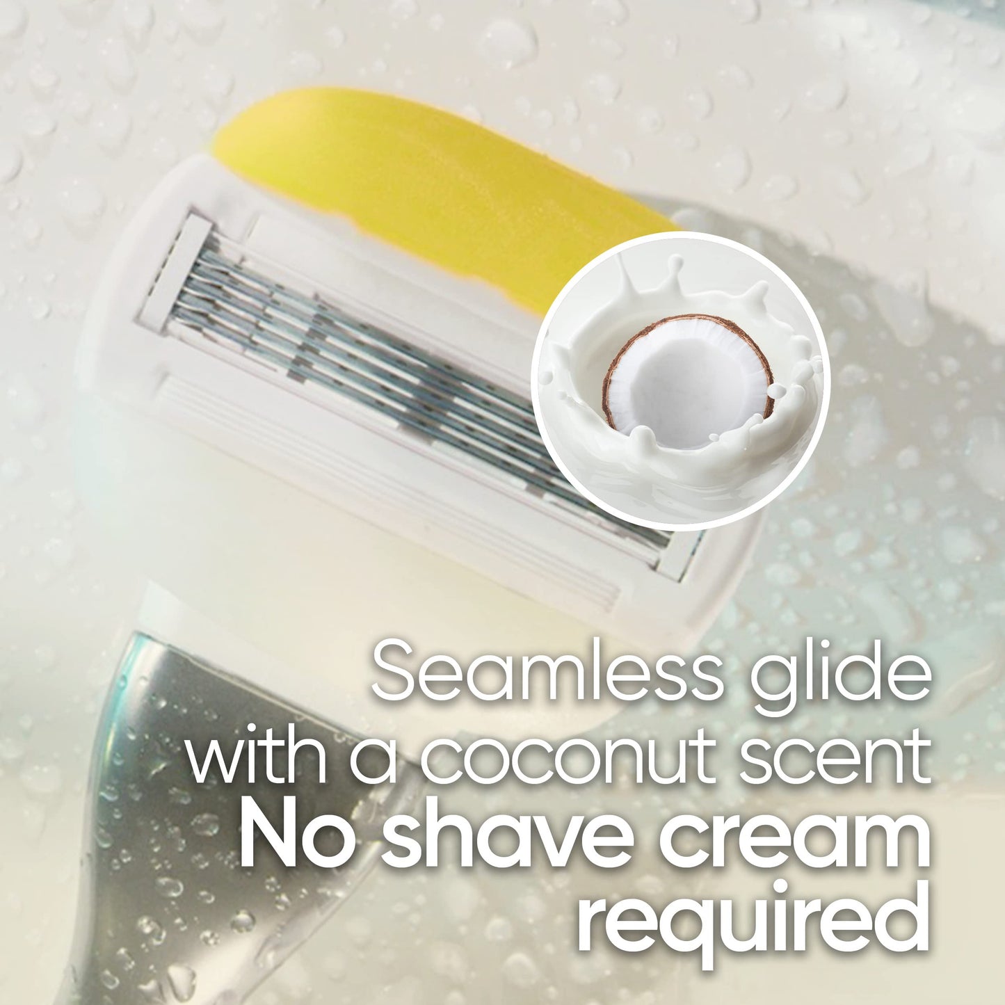 Gillette Venus ComfortGlide Plus Olay - Cuchillas de afeitar para mujer, 6 recambios (el embalaje puede variar)