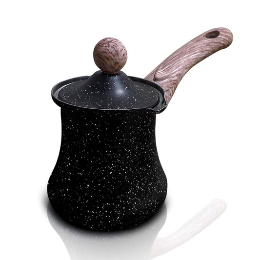 Cafetera Turca Sukkar Pasha Acero Inoxidable 550 ml Multiusos con Tapa