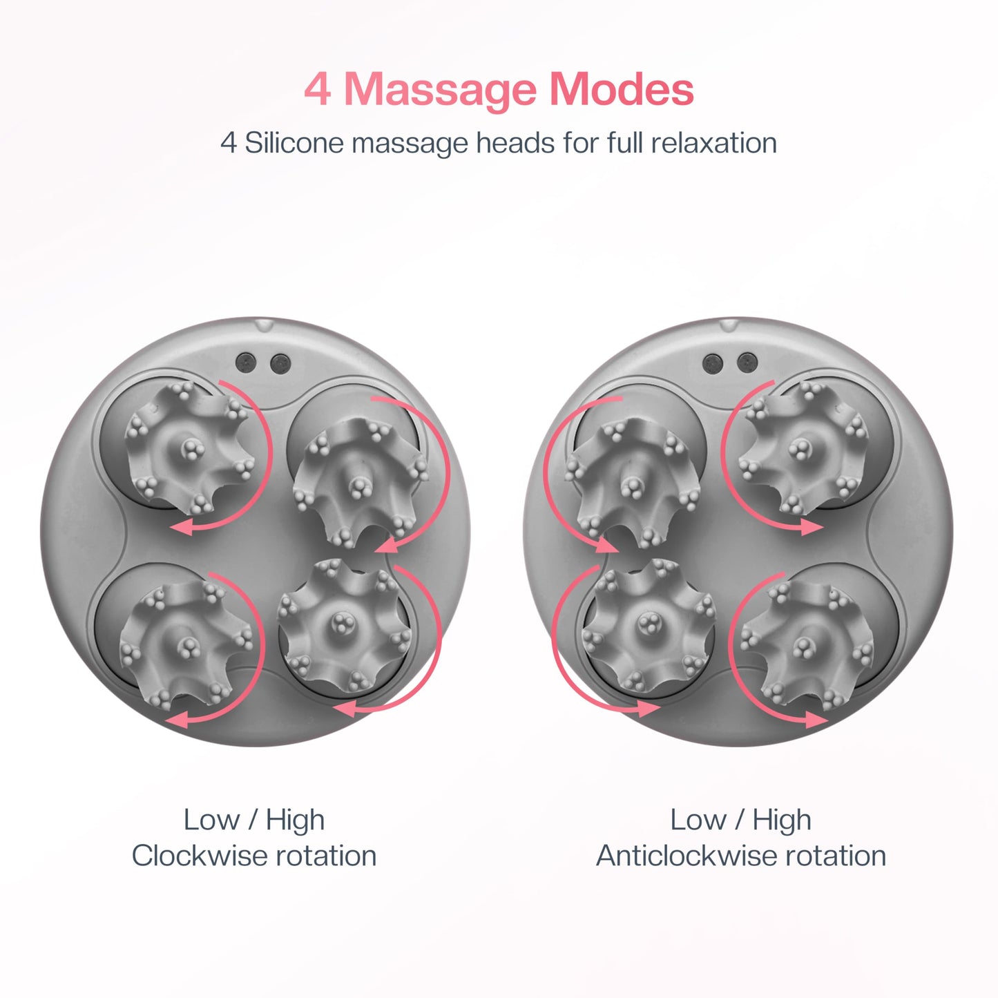 COMFIER Masajeador De Cuero Cabelludo Crecimiento Del Cabello, Masajeador De Cabeza Impermeable Scalp Stress Relax Con 84 Nodos De Masaje, Rascador De Cabeza Portátil, Masajeador Amasador De
