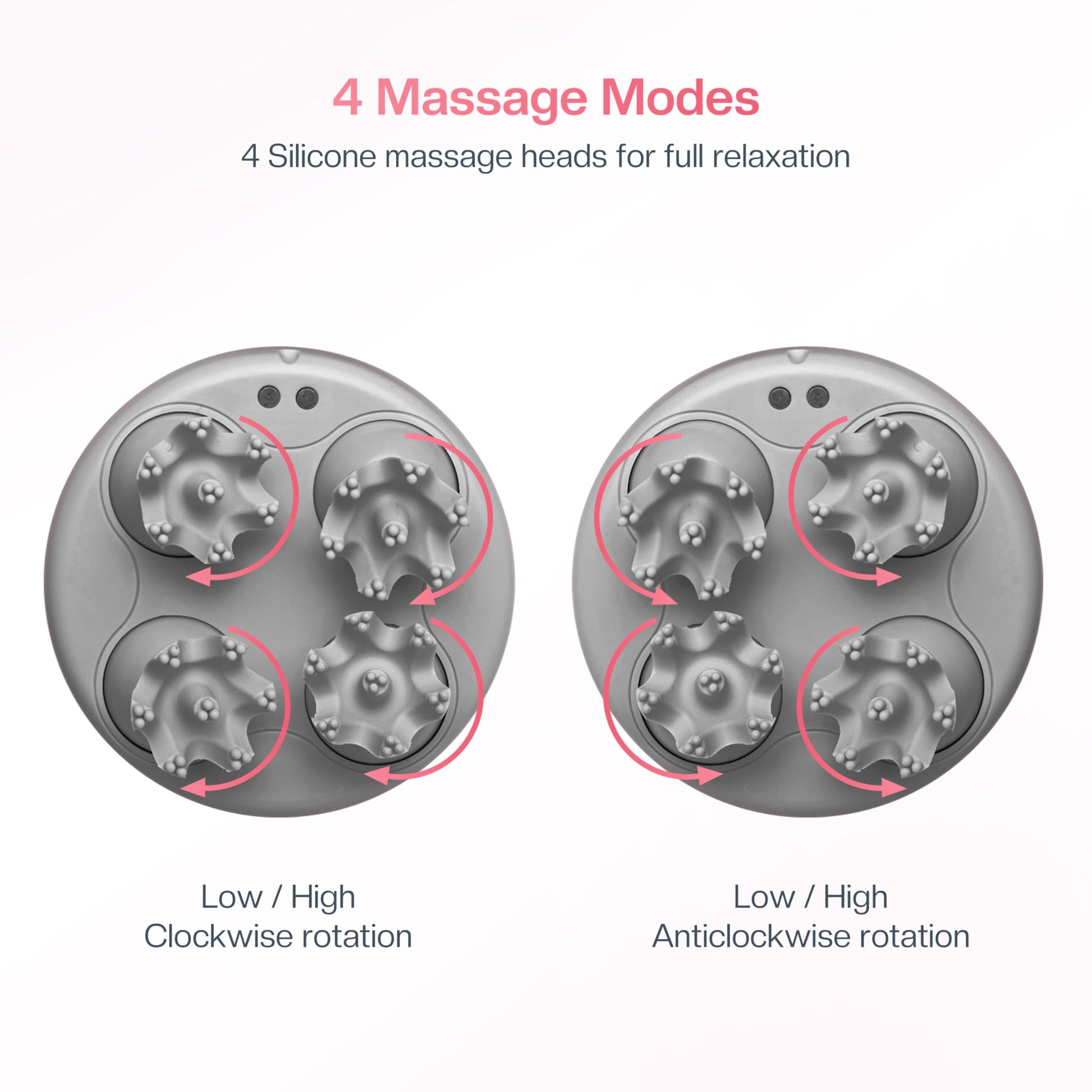 COMFIER Masajeador De Cuero Cabelludo Crecimiento Del Cabello, Masajeador De Cabeza Impermeable Scalp Stress Relax Con 84 Nodos De Masaje, Rascador De Cabeza Portátil, Masajeador Amasador De
