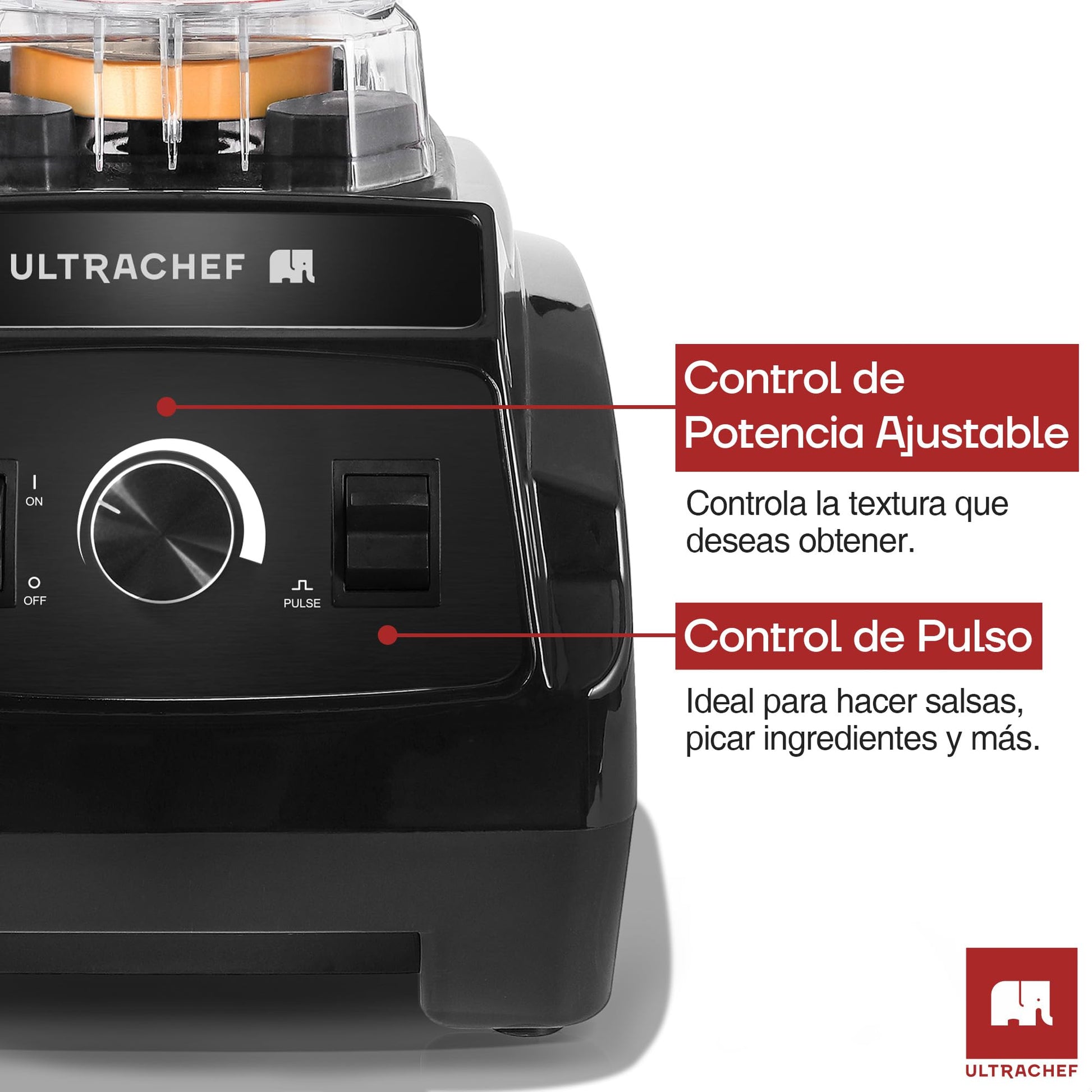 Licuadora Profesional ULTRACHEF U2000 Tritán Ajustable 2000w
