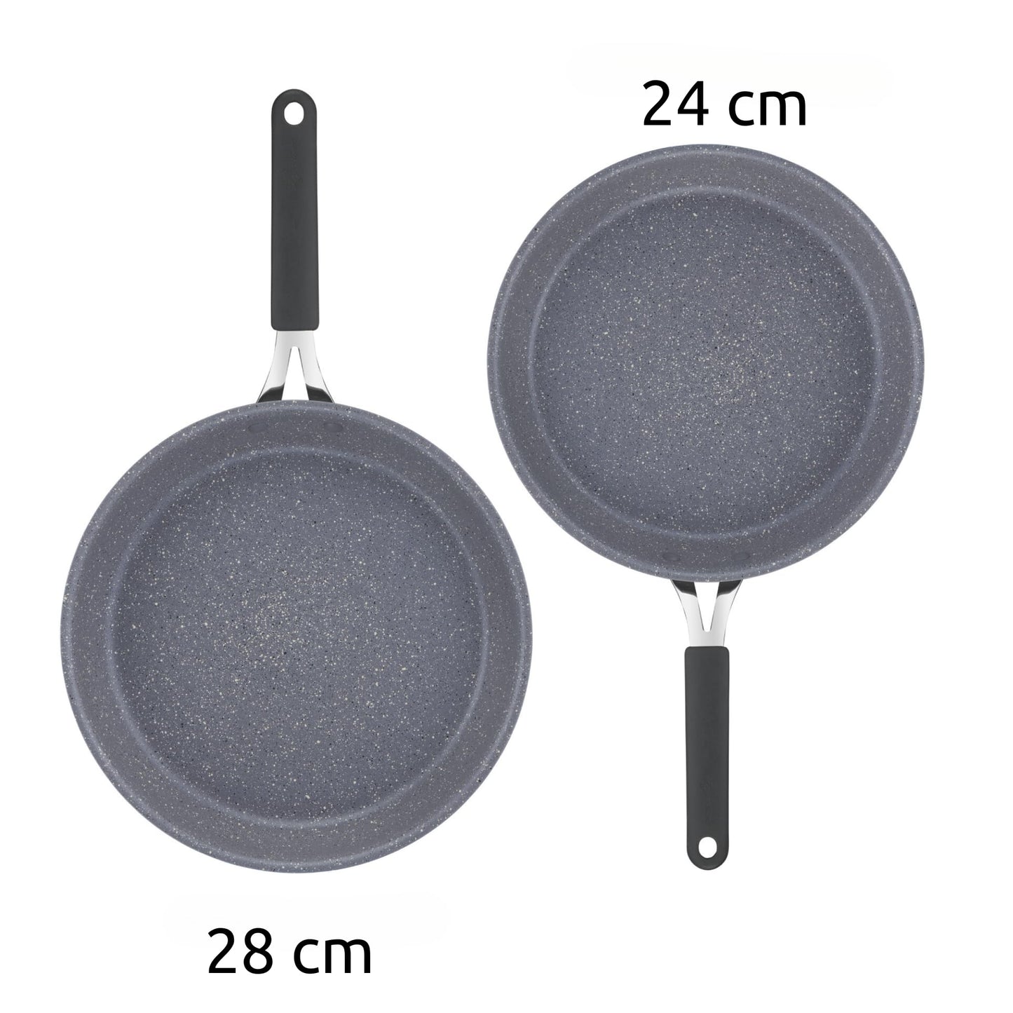 Set de Sartenes Lagostina Tempra Mineral Negro