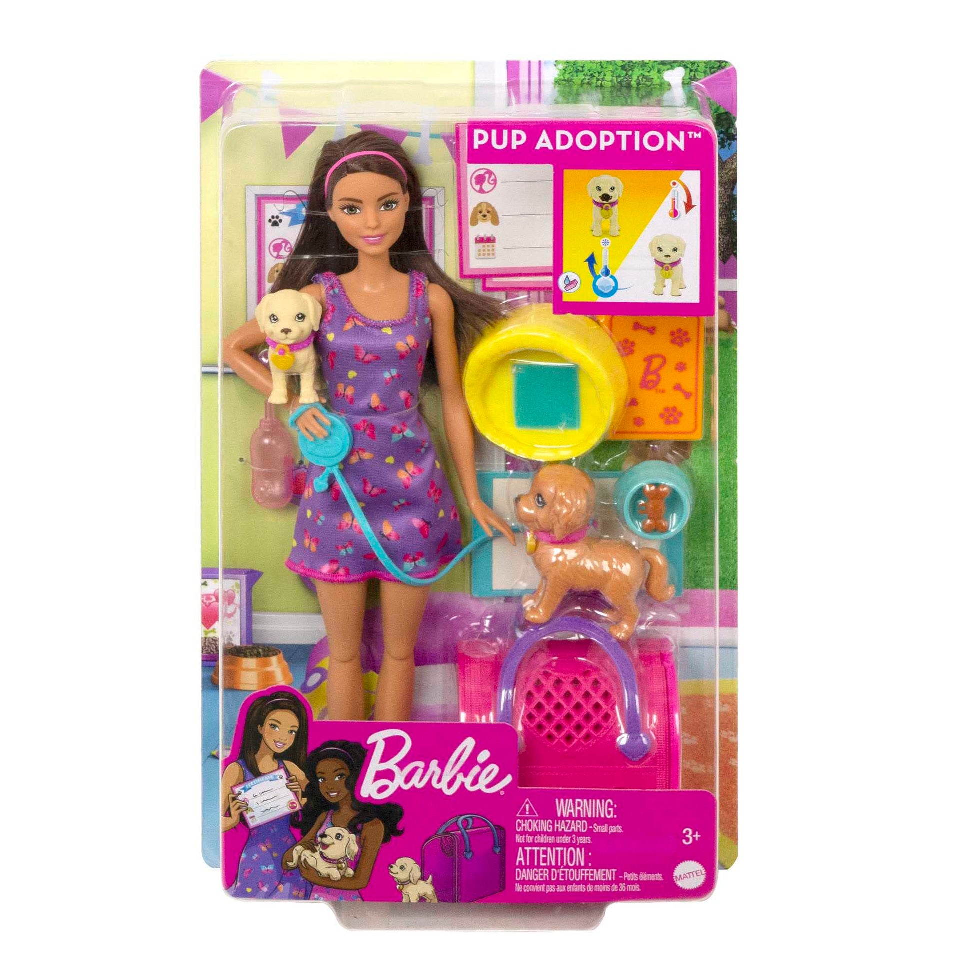 Barbie Set de Juego Adopta un Perrito Latina para niñas de 3 años en adelante