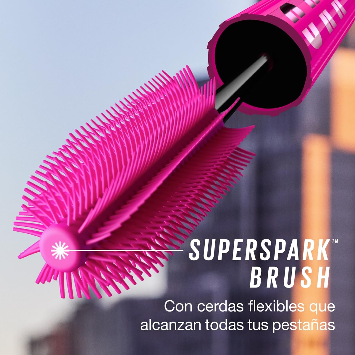 Maybelline Nueva Mascara de Pestañas con Pro Vitamina B5, Lash Sensational Firework, a prueba de agua, Negro, 8.75ml
