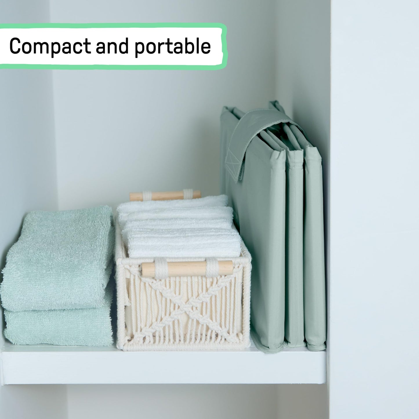 Ingenuity TuckAway - Tina de baño, bañera portátil para bebé, unisex, impermeable, con tapón de vaciado, a partir de 12 meses