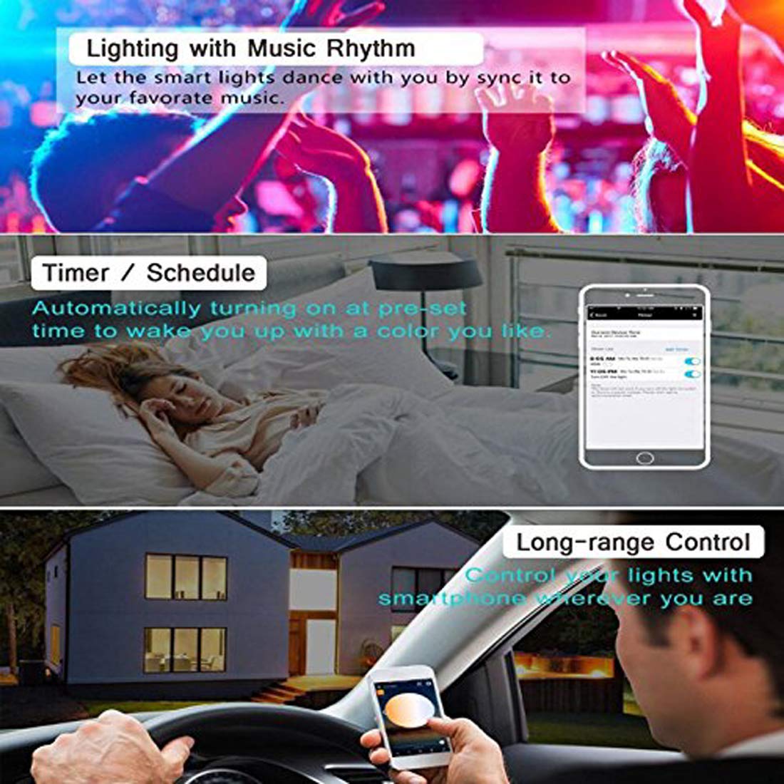 Goldwin Smart - driver de tira de luces LED de un solo color WiFi Bluetooth 5050 2835 caja de control compatible con Alexa Google Home siri (1)