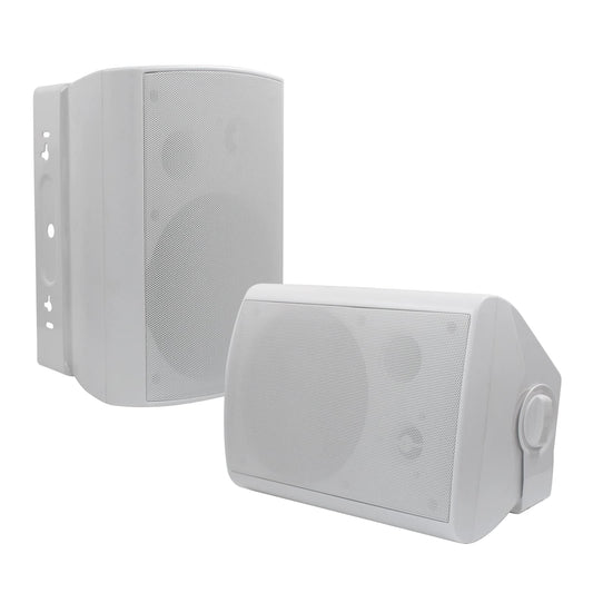 Herdio Bocinas para Exterior,6.5 Pulgadas 400W Altavoces para Exteriores, Resistente al Agua, Adecuado para el hogar, Patio, Terraza,Patio Trasero，Durabilidad en Todo Tipo de Clima (Blanco)