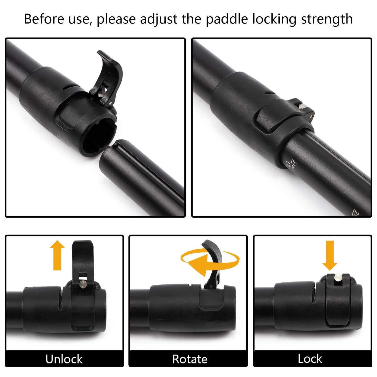 Pala SUP MoiShow Aleación Flotante Ajustable 3 Piezas Diseño Único