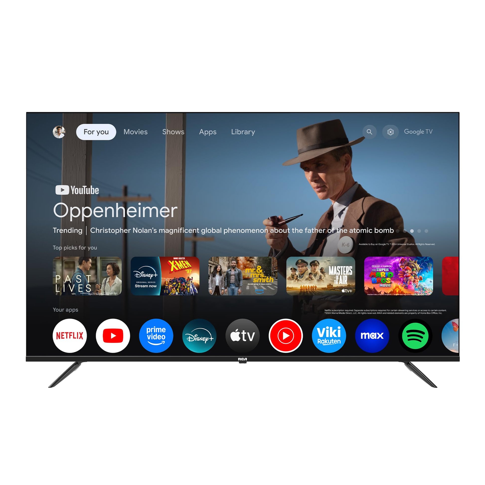 RCA Pantalla de 65" MultiTuner HD TV GoogleTV Operating System 2025 - Modelo R65M-U4G