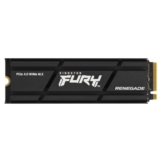 SSD Kingston Fury Renegade Negro Disipador de Calor 1000 GB M.2 2280 NVMe PCIe Gen 4.0